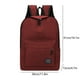 thumbnail image 3 of Outdoor Travel Backpack | Large Capacity Nylon Bag | Fashion Commuter Backpack | Ergonomic Straps | Waterproof | Laptop & Document Organizer | 16.14x12.60x4.72in | Gray Red Blue | 1 Pack, 3 of 6