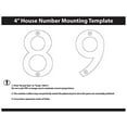 thumbnail image 4 of Architectural Mailboxes 3582B-8 House Number, Black, 4 of 4