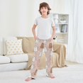 thumbnail image 6 of Naughty and Cute Bear Boys Pajama Pants Soft and Lightweight Elastic Waistband Children's Pajama Pants, 6 of 8