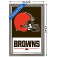 thumbnail image 3 of NFL Cleveland Browns - Logo 21 Wall Poster, 14.725" x 22.375", Framed, 3 of 3