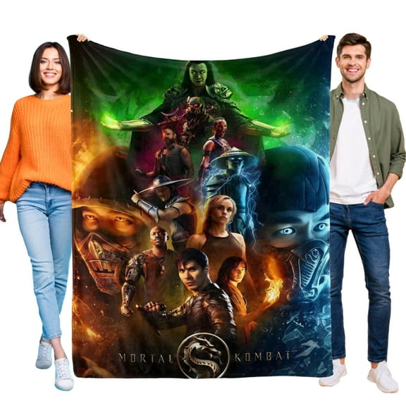 Mortal Kombat-themed Pals Plush Throw Blanket Gifts for Fans Girls Boys Women Present Suitable for a variety of settings 40''*60''(100*150cm)