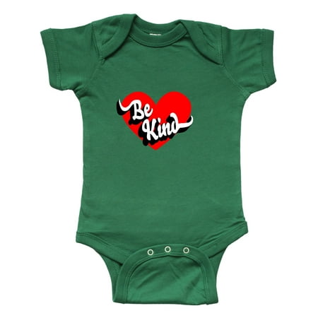 

Inktastic Be Kind Big Red Heart Gift Baby Boy or Baby Girl Bodysuit