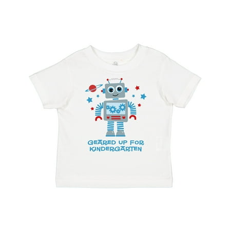 

Inktastic Robot Geared Up Kindergarten Gift Toddler Boy or Toddler Girl T-Shirt