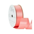 thumbnail image 3 of (2 pack) Offray Ribbon, Coral Pink 7/8 inch Single Face Satin Polyester Ribbon, 18 feet, 3 of 7