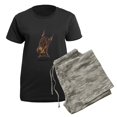 thumbnail image 5 of CafePress - Red Rust Doberman Pinscher Women's Dark Pajamas - Women's Short Sleeve Print T-Shirt and Pants Dark Cotton Pajama Set, 5 of 7
