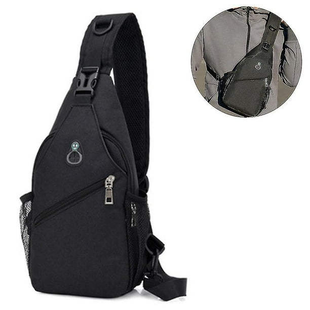 Mochila con honda, bolso de hombro con bandolera para hombres y mujeres