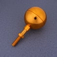 thumbnail image 1 of GOOHOCHY Flagpole Accessories 1 Set Light Golden Aluminum Plate Ball for Outdoor Use, 1 of 8