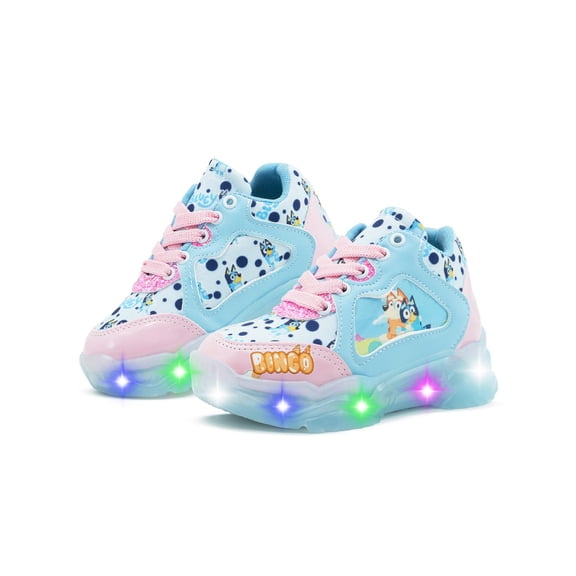 Tenis Con Luces Led Pequeños Pasos Para Niña En Rosa 15-21.5 rosa 20