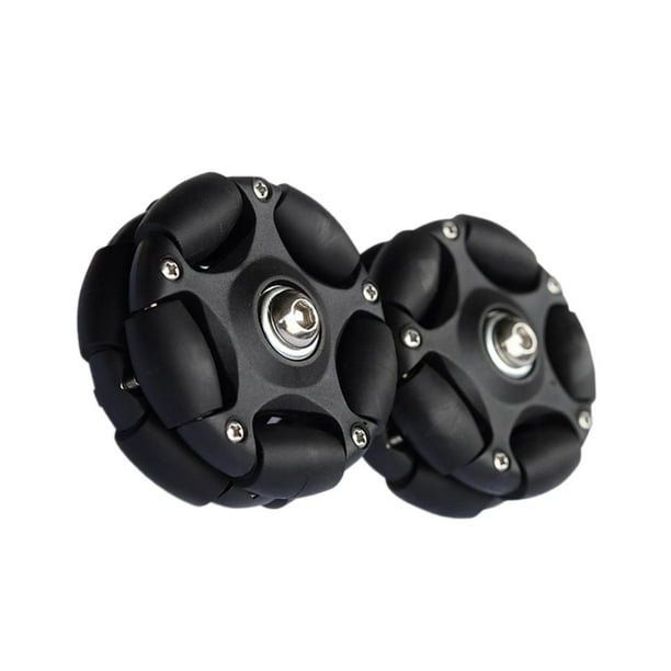 Ruedas fáciles de 58mm para bicicleta plegable, suministros de ruedas omnidireccionales, ruedas traseras de rodillos para bicicleta eléctrica plegable Negro