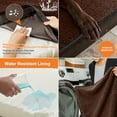 thumbnail image 6 of PayUSD Dog Bed for Extra Large Dogs Waterproof Thick Dog Beds Big Orthopedic Dog Beds with Removable Double Layer Washable Cover for Large Dogs Pet Bed Mat Egg-Crate Foam, XL(40"x30"x4"), Brown, 6 of 8