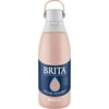 Brita? Stainless Steel Water Bottle with Filter, 32 Ounce Premium Filtered Water Bottle, BPA Free, Rose and assorted colors