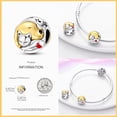 thumbnail image 4 of Charms 2023 Nuevo 925 Serie De Oro De Plata Esterlina Mariposa Encantos De Abeja Abalorios Compatible Con Pandora 925 Pulseras Originales DIY Joyería, 4 of 4