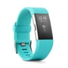 Fitbit FB407STES Charge 2 Heart Rate + Fitness Wristband, Small, Circumference Range:140-170 Millimeters, Teal (Used)