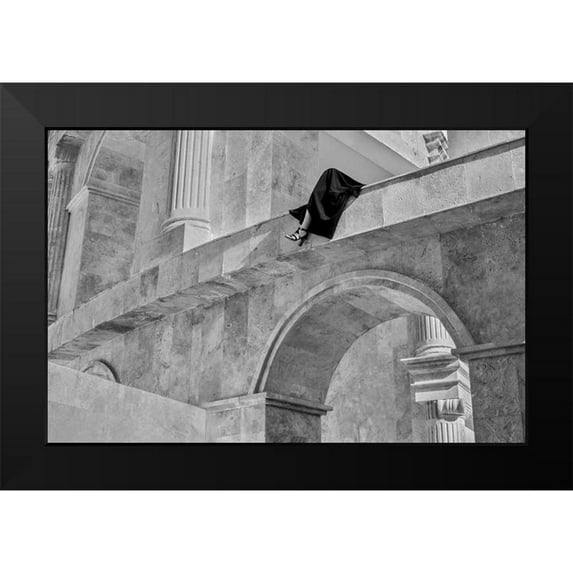 ElaheBeigi 18x13 Black Modern Framed Museum Art Print Titled - Lines