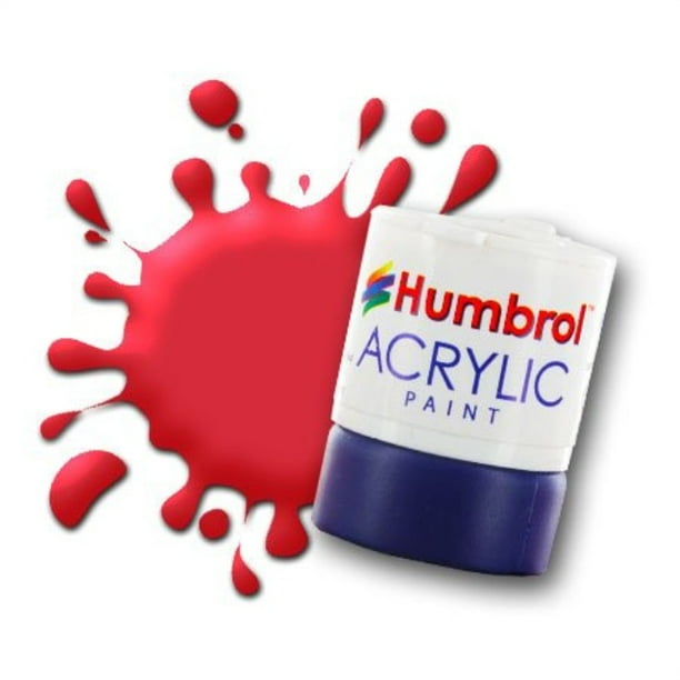 humbrol acrylic paint, carmine