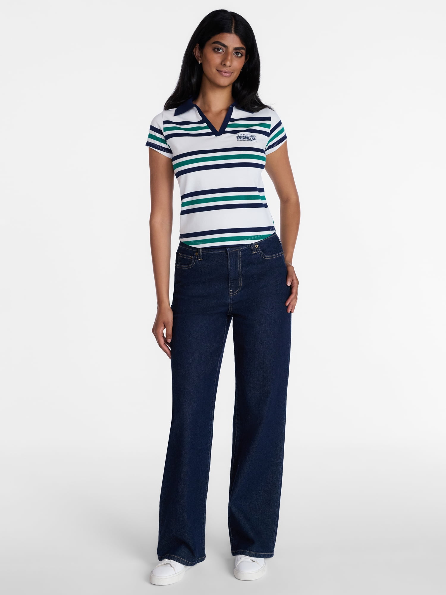 Snoopy Women's Graphic Polo Shirt, Sizes XXS-XXL