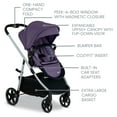 thumbnail image 4 of Britax Willow Grove SC Baby Travel System, Infant Car Seat and Stroller Combo with Base, Pindot Iris, 4 of 7