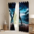 thumbnail image 3 of Homewish Baseball Print Boy Black Out Curtains,Ball Game Curtains Pack of 2 (42x63 Each),Sport Gamer Bedroom Curtains,Breathable Home Decor, 3 of 6
