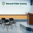 thumbnail image 3 of Sillas plegables National Public Seating serie 200, juego de 4, 3 of 6
