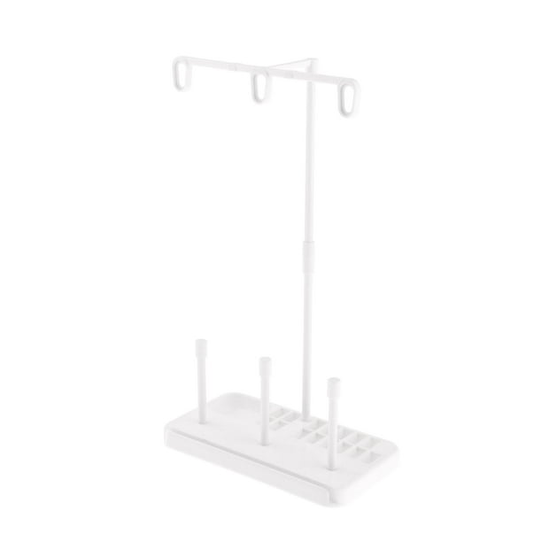 de coser 3 carretes de cono Base de soporte de hilo para la blanco Hugo Soporte para carretes de coser