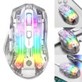 thumbnail image 1 of DQrwqpou Ratón Ordenador Inalámbrico Con Cable 2 4G Compatible Con 7 Botones (blanco), 1 of 9