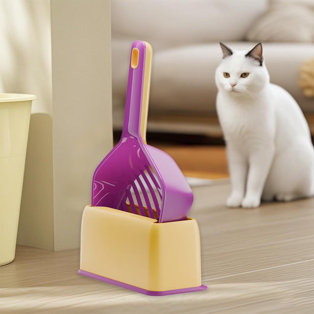 EGNMCR Pet Sand Shovel And Poop Removal Tool Cats Litter Shovel Filtering Cats Excrement Shovel Cats Litter Cleaning Tool Plastic Cat litter scoop