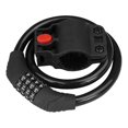 thumbnail image 1 of Universal Bicycle Lock High Safety Performance Mountain Bike Password Lock Four-digit Combination Steel Cable Code Cycling Lock Riding Equipm, 1 of 5