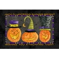 thumbnail image 2 of Finn, Livi 18x13 Black Ornate Wood Framed with Double Matting Museum Art Print Titled - Jack OLantern Mat, 2 of 4