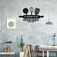thumbnail image 4 of Craftnamesign Custom Kitchen Metal Sign LED Light, Kitchen Wall Art, Kitchen Wall Decor, 4 of 5