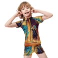 thumbnail image 4 of Undertale Boys 2-Piece Swimsuit Set, Short Sleeve Rash Guard & Swim Trunks, 4 of 7