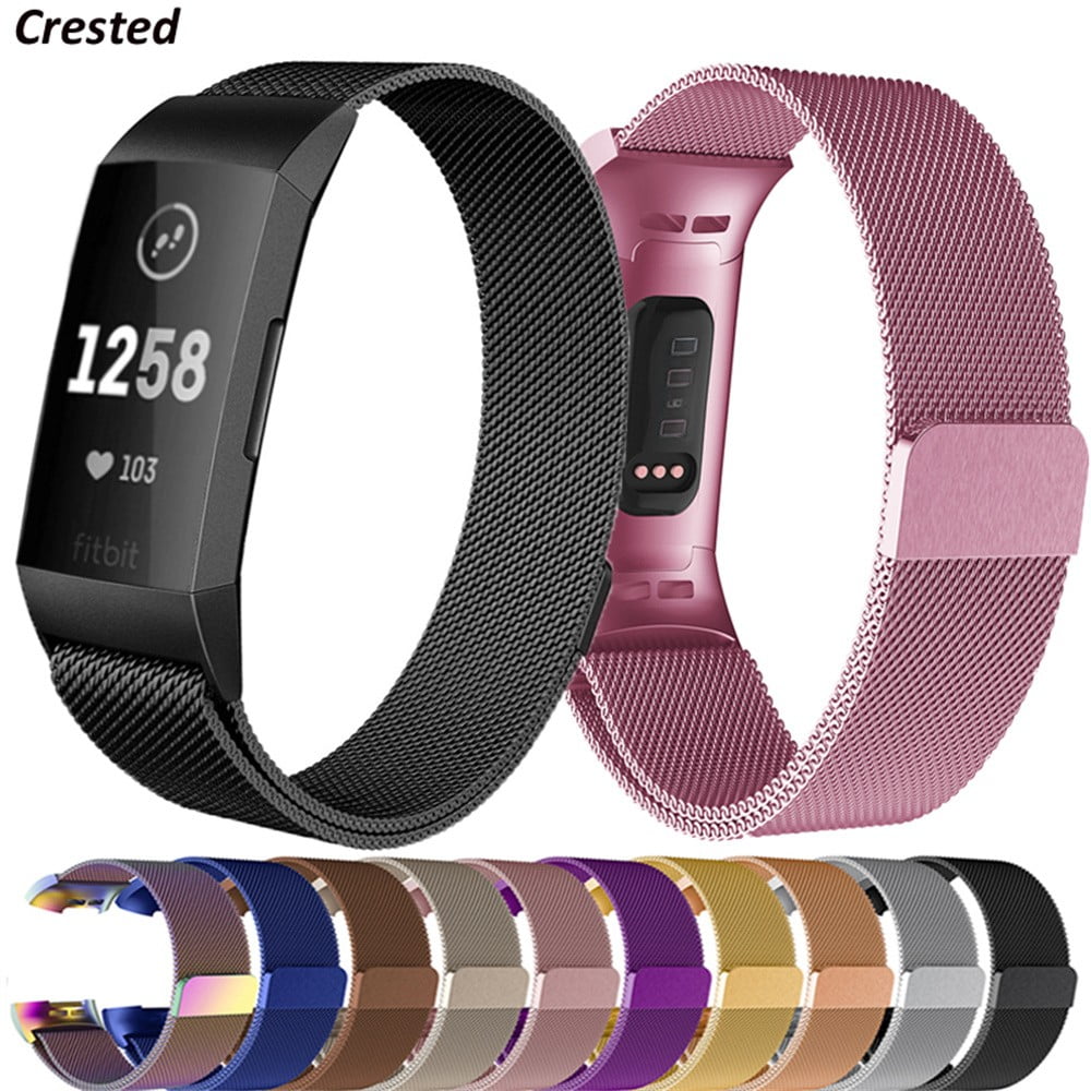 Multi Colors Waterproof Replacement Wristbands for Women Men DigiHero Compatible with Fitbit Charge 3 and Charge 3 SE Large Small 