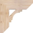 thumbnail image 3 of Ekena Millwork 5 1/2"W x 20"D x 20"H Merced Slat Smooth Bracket, Douglas Fir, 3 of 4
