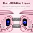 thumbnail image 5 of Wireless Earbuds Bluetooth Headphones 48hrs Play Back Sport Earphones with LED Display Over-Ear Buds with Earhooks Built-in Mic Headset for Workout, 5 of 6