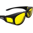thumbnail image 6 of Two (2) Pairs Escort Safety Glasses Fits Over Most Prescription Eyewear Yellow Lenses, 6 of 7