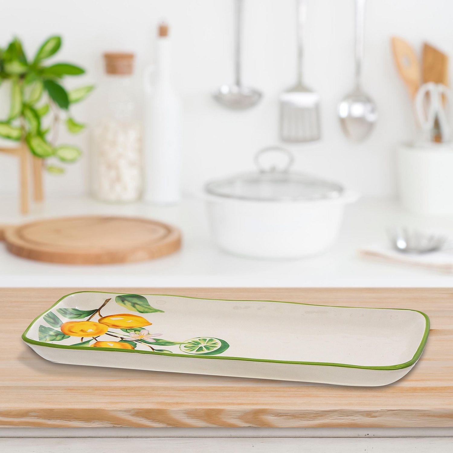 IH Casa Decor Ceramic Lemon Serving Dish - Set of 2