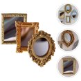 thumbnail image 3 of 3Pcs Miniature Miroir Ornements Miroirs Miniatures Décoratifs Délicate Poupée Mini Miroir Décors, 3 of 5