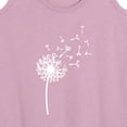 thumbnail image 3 of Instant Message - Dandelion - Women's Racerback Tank Top, 3 of 6