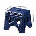 thumbnail image 2 of Foldable Step Stool 8 Inch - Portable Stool for Home & Outdoor, Non- Kitchen Bathroom Garden Stool, Supports 400lbs, Compact for Camping & Hiking, 2 of 4