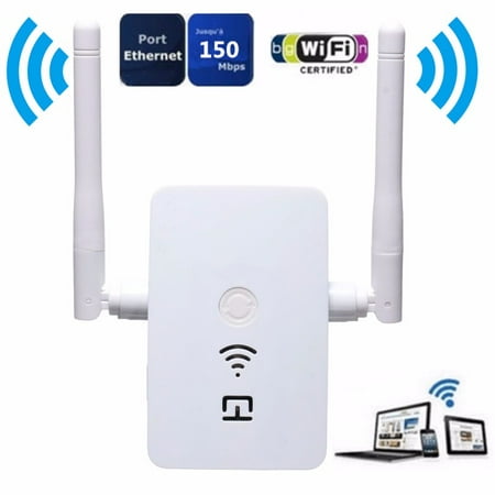 Wireless-N WiFi Internet Range Extender Booster Router Increase Signal Plug