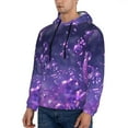 thumbnail image 3 of Haiem Purple Bubble Abstract Art Patterned Men's Hoodie with Kangaroo Pocket - Ideal Pullover Sweatshirt for Daily Wear, Travel, and Home-X-Large, 3 of 7