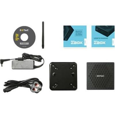 ZOTAC ZBOX C Series CI327 nano - Barebone - mini PC - 1 x Céléron N3450 / 1,1 GHz - RAM 0 GB - HD Graphiques 500 - GigE - WLAN: 802.11a/b/g/n/ac, Bluetooth 4.2