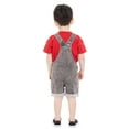 thumbnail image 5 of Hot Wheels Toddler Boy Denim Shortall and Short Sleeve Tee Set, 2-Piece, Sizes 12M-5T, 5 of 10