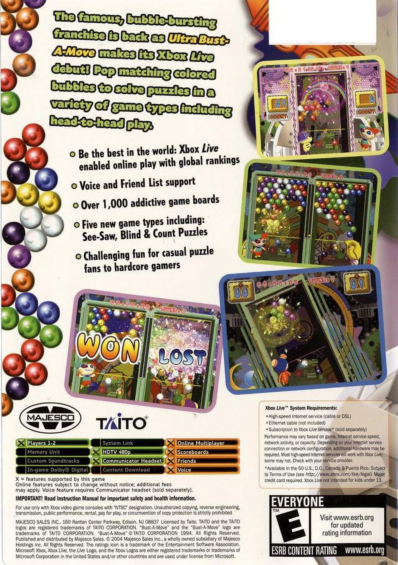 Ultra Bust-A-Move - Microsoft Xbox - Walmart.com