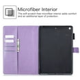 thumbnail image 2 of iPad 8th Gen Case 10.2", iPad 7th Generation Case Cover, Allytech Premium PU Leather Blossom Design Smart Cover Auto Sleep Wake Slim Lightweight Shockproof Folio Stand Case for Apple iPad 10.2",Purple, 2 of 7