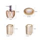 thumbnail image 2 of Juego de 4 accesorios de baño de resina: dispensador de jabón, vaso for enjuague bucal, soporte for cepillo de dientes y jabonera., 2 of 4