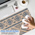 thumbnail image 4 of Long Mouse Pads for Desk,Blue Geometric Diamond Triangle Pattern Desk Mats on Top Of Desks, Desk Mouse Pad Extra Large with 3mm Non-Slip Base and Stitched Edge for Gaming,Office,Work,Home 31.5"x15.7", 4 of 6