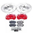 thumbnail image 2 of PowerStop Front Z23 Evolution Sport Brake Pad and Rotor Kit with Red Powder Coated Calipers Fits: CADILLAC Select Models KC4720, 2 of 3