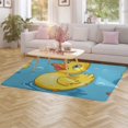 thumbnail image 4 of Cute Yellow Duck (57) Carpet Style Living Room Bedroom Rug Modern 3d Entry Door Mats Household, 4 of 8