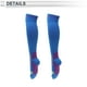 thumbnail image 4 of Calcetines de ciclismo únicos, antideslizantes, para exteriores, color azul y púrpura, tamaño M, neutros y universales, 1 par, combinación de colores, con lunares, 4 of 6