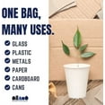 thumbnail image 4 of Plasticplace 65 Gallon Recycling Trash Bags │1.5 Mil │ Blue Heavy Duty Garbage Can Liners │ 50” x 48” (50 Count), 4 of 8